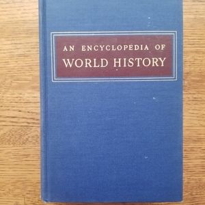 Antique Encyclopedia of History book pub. 1948